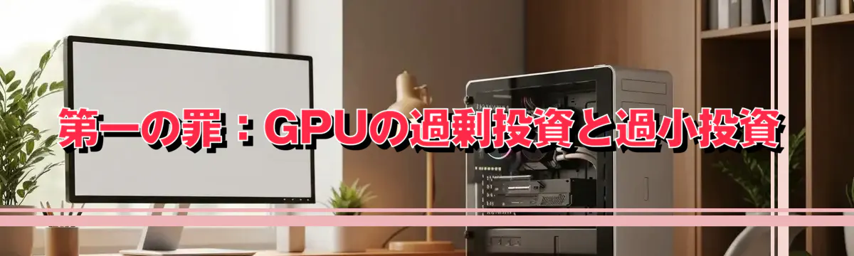 第一の罪：GPUの過剰投資と過小投資