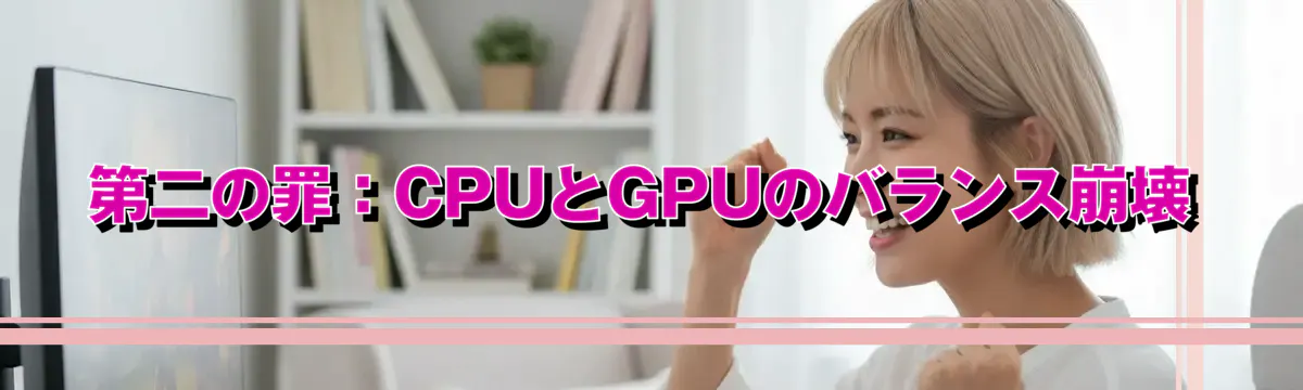 第二の罪：CPUとGPUのバランス崩壊