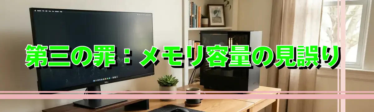 第三の罪：メモリ容量の見誤り