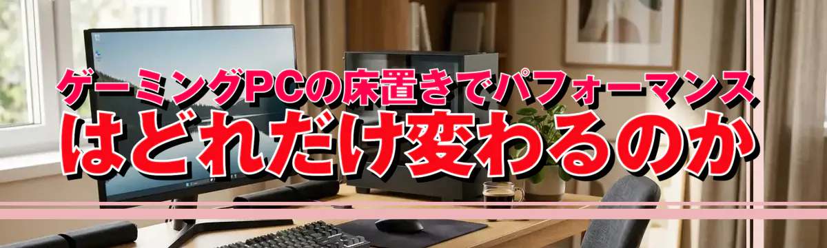 ゲーミングPCの床置きでパフォーマンスはどれだけ変わるのか